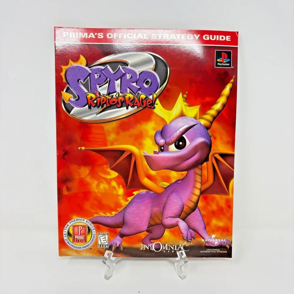 Spyro Riptos Rage Prima Official Strategy Guide 1st Edition 1999 PlayStation PS1